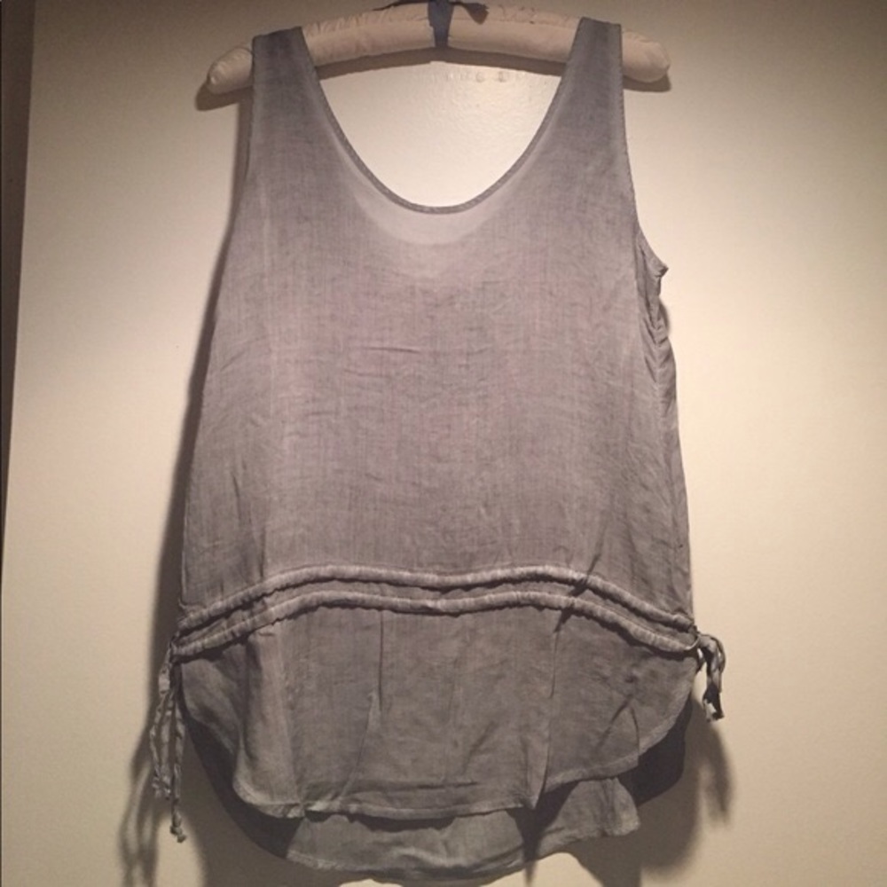Paper thin light grey tank top from Nordstrom